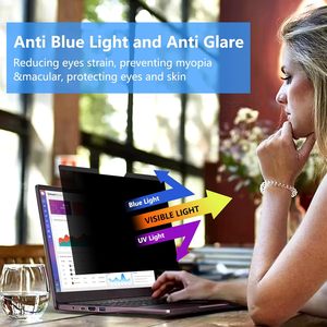 Từ tính riêng tư Màn hình máy tính xách tay 15.6 inch có thể tháo rời 16:9 Màn hình rộng hiển thị máy tính xách tay màn hình riêng tư và bảo vệ chống chói - Product Image 6