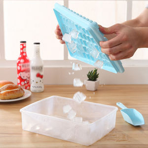 ถาดน้ำแข็งขนาดเล็ก DD1528 สำหรับแช่แข็ง 33 ก้อน พร้อมฝาปิดกันน้ำหก ง่ายต่อการถอดน้ำแข็งออก และกล่องเก็บน้ำแข็ง - Product Image 4