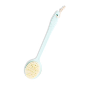 Youjushi Long Handled Bath <b>Brush</b> Soft Bristles Oval 47cm Blue PP Material For <b>Back</b> Scrubbing Massage - Product Image 1