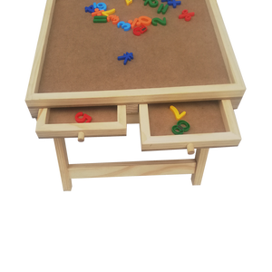 <span class=keywords><strong>Table</strong></span> de rangement pour puzzle en bois DIY pour enfants, plateau de puzzle de 1500 pièces, pour les enfants de 8 à 13 ans, avec couleur personnalisée - Product Image 4
