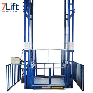 8M 500Kg Gudang Kargo Luar Ruangan Lift Barang Hidrolik Elektrik Rel Panduan Ruang Bawah Tanah DIY Meja Angkat Platform - Product Image 3