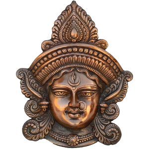 Parijat ที่แขวนผนังทำจากโลหะลายเทพธิดาโบราณขนาด22.5ซม. x 6.25ซม. x 27.5ซม. ของตกแต่งแจกันติดผนัง - Product Image 4