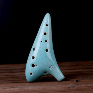 Ocarina en céramique artisanale à 12 trous, tonalité Alto C, pour débutants et enseignement scolaire, approvisionnement en gros directement de l'usine - Product Image 4