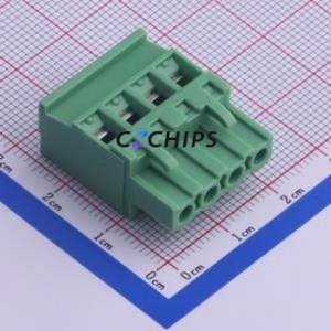KF2EDGKA-5.0-4P Plug-in Terminal Block P=5mm Connector ( Connector Type: Plug )( Construction: 1x4P )( Pitch: 5mm ) - Product Image 1