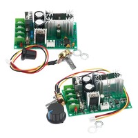 Contrôleur de vitesse de moteur DC 12V/24V/36V/48V, module d'entraînement PWM haute puissance, régulateur de courant 20A avec marche avant/arrière