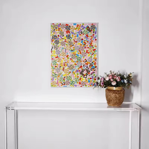 Marco de Acrílico <span class=keywords><strong>a</strong></span> <span class=keywords><strong>Medida</strong></span>, Práctico y Popular, <span class=keywords><strong>a</strong></span> Prueba de Polvo, con Base de Espuma de PVC, <span class=keywords><strong>para</strong></span> Pinturas y Arte - Product Image 6