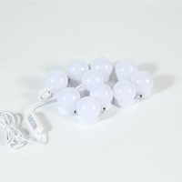 Lampes LED modernes 80 DC 5V pour miroir, 3 couleurs, DIY, tactile, marche/arrêt, intensité réglable 3000K-6000K, éclairage de salle de bain