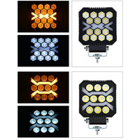 Phare LED de travail avec réflecteur en nid d'abeille pour camion, remorque, tout-terrain, conduite auxiliaire