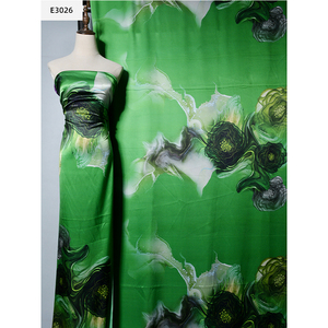 HYSK Heavy 100% Mulberry pura <span class=keywords><strong>seda</strong></span> crepé satén tela impresa mujeres vestido Cheongsam <span class=keywords><strong>seda</strong></span> tela textil diseño envío gratis - Product Image 6