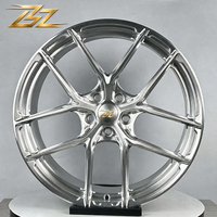 Jantes de voiture en alliage d'aluminium forgé monobloc BZ OEM, jantes auto 18 19 20 pouces 5x112 pour Audi A6 A4 RS4 RS3 A7 Q5 S8 A3 RS6 R8 RS7