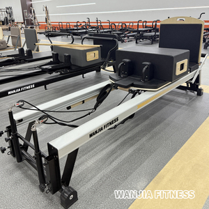 Reformer <span class=keywords><strong>Pilates</strong></span> in Legno di Acero di Alta Qualità per Studio, Attrezzatura per Esercizi in Vendita - Product Image 5