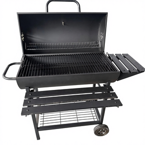 Barbecue au <span class=keywords><strong>charbon</strong></span> <span class=keywords><strong>de</strong></span> <span class=keywords><strong>bois</strong></span> pour la maison, barbecue portable d'extérieur, grand four à barbecue, plateau <span class=keywords><strong>de</strong></span> barbecue <span class=keywords><strong>de</strong></span> cour, multifonctionnel, moderne et simple - Product Image 1