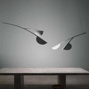 Lámpara de Araña de Diseño Italiano de Lujo para Mesa de Comedor, Lámpara de Techo en Forma de Hoja, Lámpara Colgante en Forma de L para Sala de Estar, Salón de Té - Product Image 5