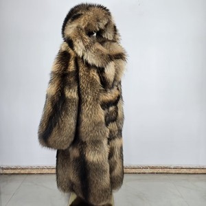 Cappotti Invernali Caldi in Vera Pelliccia di Volpe da Donna HX8808 Capispalla di Alta Qualità Soprabito in Pelliccia Autentica - Product Image 3