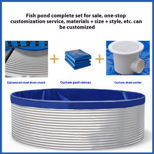 大型養殖タンク10t工業用グレードPVC魚池ライナーターポリン魚池タンク商業農業用 - Product Image 5