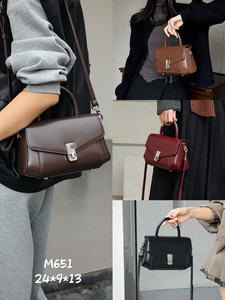 Sac à main pour femme en cuir véritable de haute couture, design décontracté, sac à main simple, luxueux, sac à bandoulière de grande capacité, sac bandoulière - Product Image 2