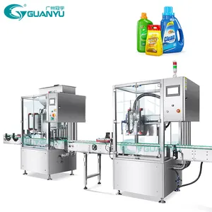 Factory Liquid Soap Filling Machines Automatic Tracking Filling Capping Line for Shampoo and Conditioner