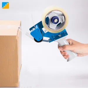 China Fabricage 2 Inch Zware Verpakking Plakband Verpakking Tape Gun Handleiding Plastic Hand Cutter Dispenser