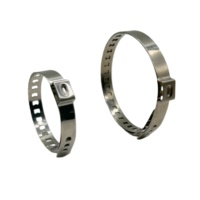 Kit de colliers de serrage rotatifs pour soufflet de cardan de haute qualité en acier inoxydable, pour applications industrielles et automobiles (en pouces)