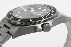Montre de plongée automatique mécanique en acier inoxydable, verre saphir, aiguilles, résistante à l'eau 30 bars, sport, luxe, unisexe - Product Image 3