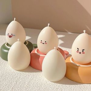 Eco-Friendly Beeswax Cute <strong>Egg</strong>-Shaped Art <strong>Candles</strong> for Baby Shower Decoration - Product Image 5