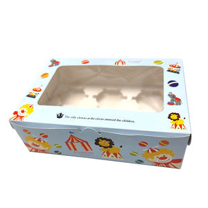 Cajas de embalaje de papel <span class=keywords><strong>para</strong></span> <span class=keywords><strong>cupcakes</strong></span> de lujo personalizadas de fábrica, contenedor, <span class=keywords><strong>caja</strong></span> de embalaje de papel <span class=keywords><strong>para</strong></span> panadería con inserto - Product Image 3