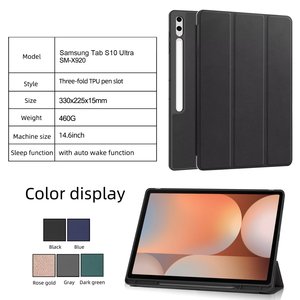 Mềm TPU + PU <span class=keywords><strong>Tablet</strong></span> Bìa trường hợp đối với Samsung <span class=keywords><strong>Galaxy</strong></span> Tab S10 siêu SM-X920 14.6 inch 2024 - Product Image 2