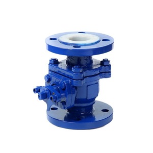 <b>PTFE</b> Lined Flanged Ball Valve 4 In 700 Psi For Industrial Use - Product Image 3