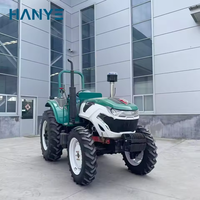 Sofort Lieferbar Kompakter 50 PS 60PS Landwirtschaftlicher Traktor mit Hydraulischem Frontlader und Heckbagger für Landwirtschaft und Bau
