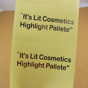 ODM/OEM促销光泽化妆品卷标签，100件开始烫印金箔标志定制设计模切标签贴纸 - Product Image 3