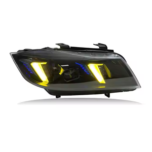 Accessori Auto SJC Fari Anteriori per <span class=keywords><strong>BMW</strong></span> Serie 3 E90 330i <span class=keywords><strong>320i</strong></span> Faro a LED Bicolore Occhi di Serpente Plug and Play - Product Image 3