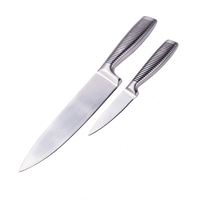 Ensemble de couteaux de cuisine de haute qualité, 100% acier inoxydable 3Cr13 de qualité alimentaire, ambidextres, faciles à nettoyer, 2 pièces, manche creux