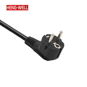 HENG-WELL CEE7/7 spina europea impermeabile cavo di prolunga <span class=keywords><strong>Schuko</strong></span> spina con cavo in gomma conduce approvazione europa CE - Product Image 3