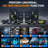 Scanner professionnel pour camions lourds avec codage ECU avancé et diagnostic complet du système pour véhicules commerciaux 12V/24V - V6 HD