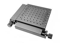 Manual Integral Microscope Combination Linear Stage Table Dual-Axis Slide Platform 100mm Travel Range High Precision