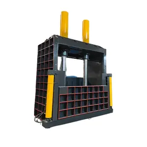 Vertical Hydraulic cardboard box baling press/Waste paper baler of garbage station/fiber baler machine
