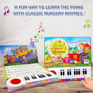 Livre sonore interactif d'apprentissage musical en anglais pour enfants, avec premières comptes rendues et pochettes rigides, pour l'apprentissage des tout-petits - Product Image 4