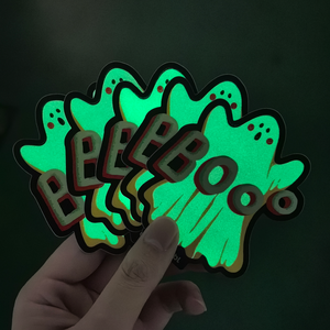 Miếng dán vinyl phát sáng trong bóng tối tùy chỉnh: Nhãn huỳnh quang không thấm nước, đầy màu sắc với thiết kế cắt bế - Product Image 6