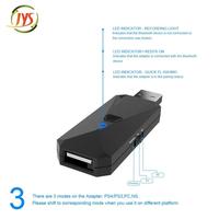 Convertidor de Gamepad, receptor USB, adaptador de controlador inalámbrico, adaptador USB inalámbrico para Switch, PC, PS4, PS5, Gamepad