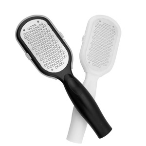 304 Stainless Steel Foot File Callus Remover With Cover For Foot Care Black And White - Product Image 4