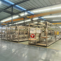Système d'abattage de volailles modulaire permettant de gagner du temps, ligne d'abattage de poulet, de canard et d'oie, abattoir mobile en conteneur
