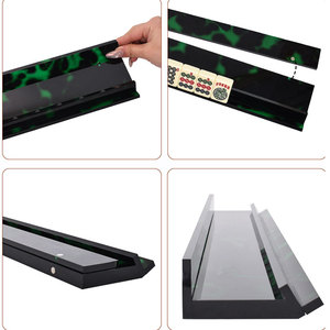 Soportes y Empujadores de Mahjong con Diseño de Caparazón de Tortuga para Mahjong Americano – Acrílico o Madera - Product Image 3