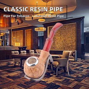 Pipa de Tabaco Moderna con Acabado de Resina Lacada, Pipa para Fumar con Filtro, Venta al Por Mayor de Fábrica - Product Image 2