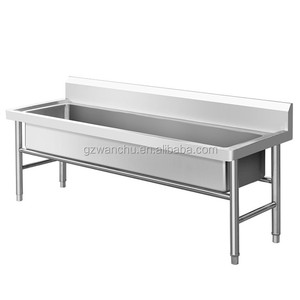 Tavolo da Lavoro per Cucina Commerciale a Prezzo di Fabbrica, Grande <span class=keywords><strong>Lavello</strong></span> Singolo <span class=keywords><strong>in</strong></span> <span class=keywords><strong>Acciaio</strong></span> Inox per Scuole, Laboratori, Hotel - Forniture per Lavaggio Mani - Product Image 6