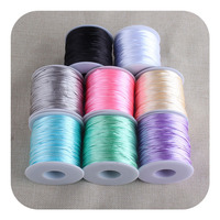 Hilo de Macramé para Pulseras, 1.5mm, Cuerda para Abalorios DIY, 11 Colores, Cordón para Hacer Joyas, Componentes para Bisutería SFT STF