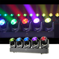 Barre de lumière à tête mobile LED RGBW populaire 5*60w DMX512 pour DJ, concert, événement, spectacle, éclairage de scène