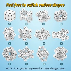 Bloques de construcción 3D <span class=keywords><strong>Rubix</strong></span> Infinity para aliviar la ansiedad y el autismo, rompecabezas Sensorial mágico, juguetes para aliviar el estrés y el autismo - Product Image 5