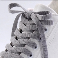 Weiou — lacets plats en Polyester multicolore, 8mm, pour baskets décontractées, chaussures de gymnastique, bottes en toile au crochet