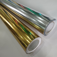 Vinil Potong Warna Emas/Perak Mengkilap, Vinil PVC untuk Kerajinan Iklan, Vinil Potong Warna Holografik