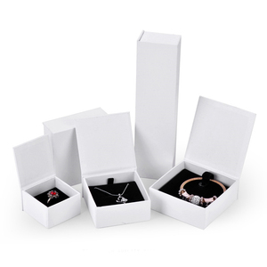 Jewelry Box Gift Boxes For Gift Pack Wholesale White Jewelry Box Packaging Paper Gift Packaging Boxes For Custom Jewelry Sets